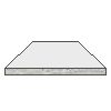 Berechnung von Materialien für Beton Platte.