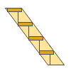 Cálculo umi dimensión principal rehegua petet escalera recta rehegua umi arco rehegua.
