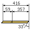 D'Berechnung vun der Basis Dimensioune vun der rafters.