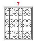 Perhitungan batang logam pada jendela