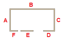 煉瓦のフェンスの計算
