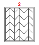 Pagkalkula ng window lattices metal